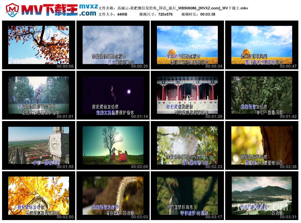 高丽云-我把微信发给你_国语_流行_MB506086